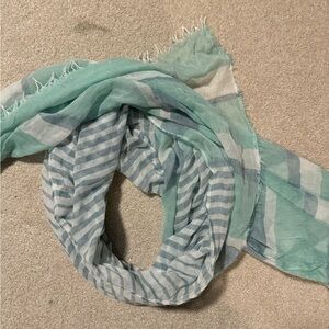 Nautical lightweight scarf